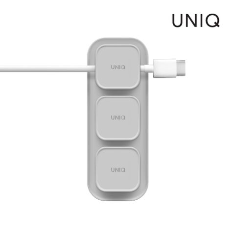 UNIQ Pod 充電線固定磁吸收納器 灰色