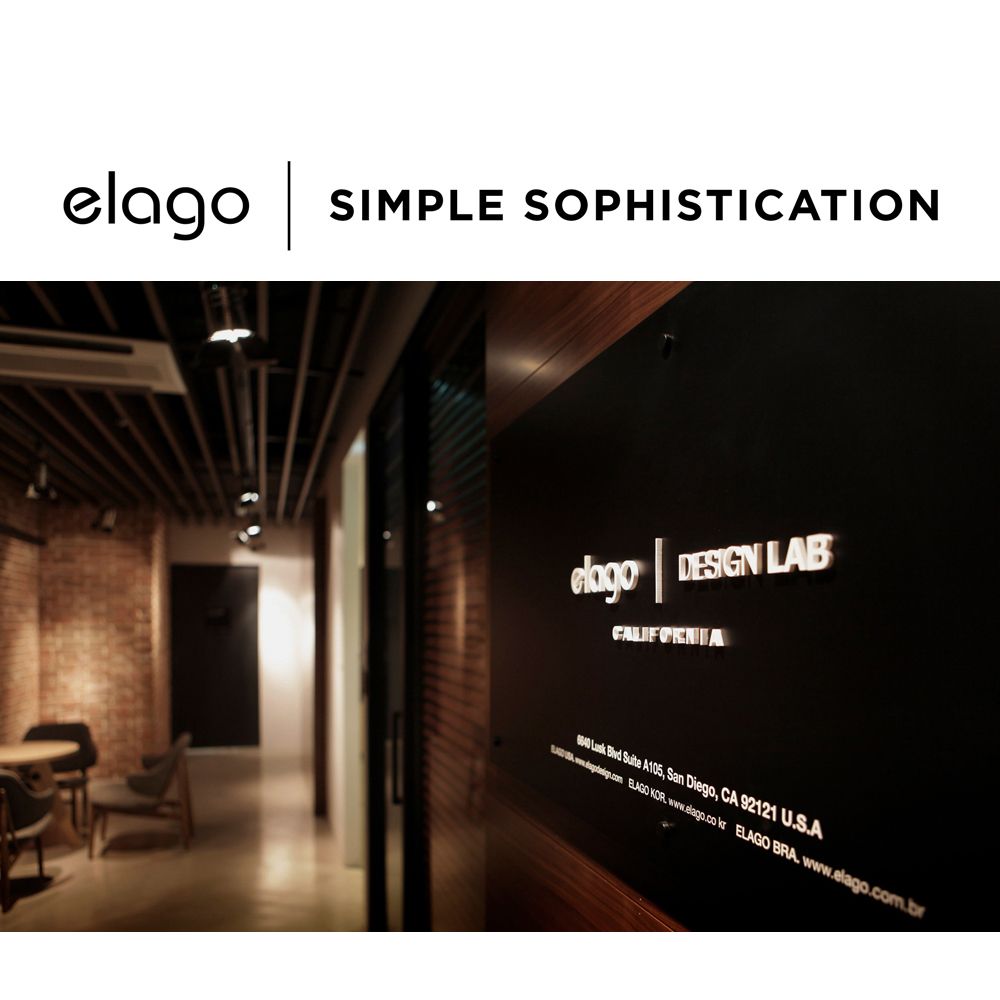 SIMPLE SOPHISTICATIONelago  LAB   Suite A105, San Diego, CA 92121 USA ELAGO .  ELAGO BRA. www.elago.com.br