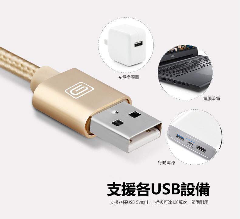 充電變壓器行動電源電腦筆電支援各USB設備支援各種USB 5V輸出,插拔可達100萬次,堅固耐用