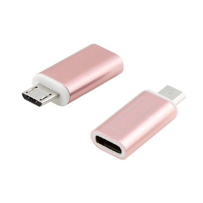  USB Type C (USB-C) (母) to Micro USB 2.0 (公) 快速 充電數據線 轉接頭