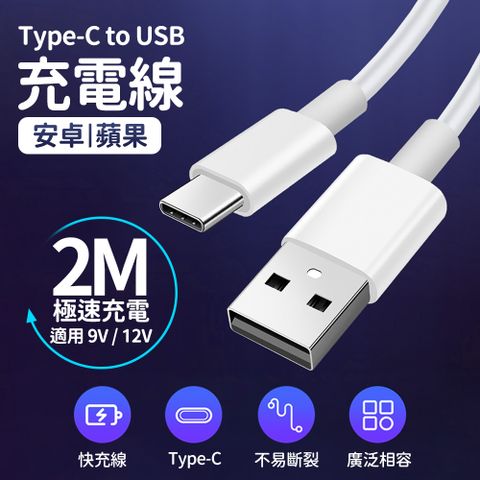 GIX type c 快充充電線 2M加長款 QC3.0 三星 蘋果 iphone 15 可用 傳輸線