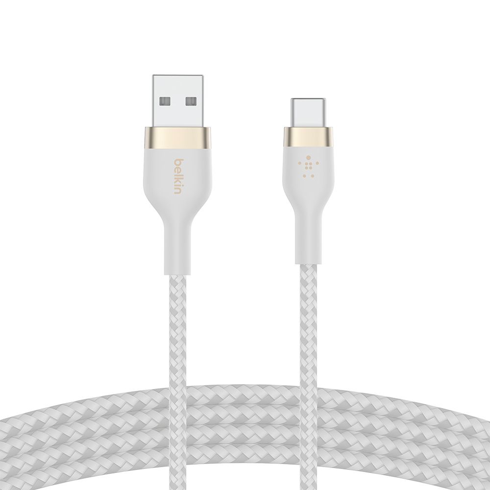 BELKIN BOOSTCHARGE PRO Flex USB-A to USB-C 傳輸線 1M(4色)