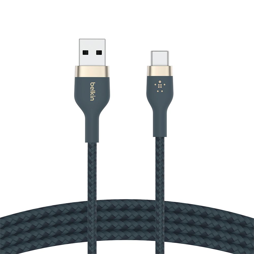 BELKIN BOOSTCHARGE PRO Flex USB-A to USB-C 傳輸線 1M(4色)