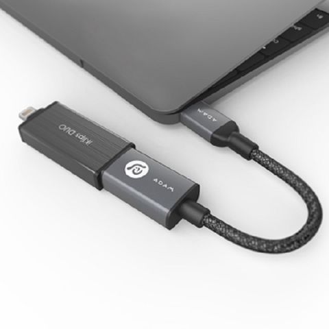 Adam 亞果元素 CASA F13 USB3.1 type-c to USB Adapter 轉接器 太空灰