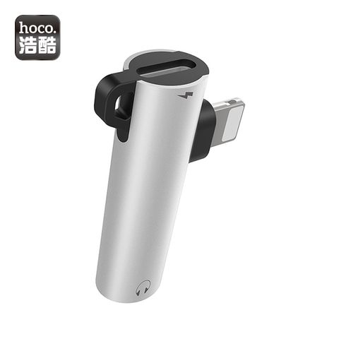 hoco. LS21 Lightning數字3.5音頻轉換器 銀色
