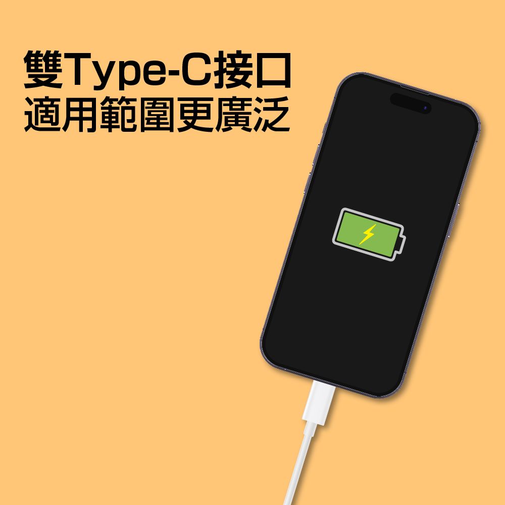 FUGU  USB-C to C快速充電線 1m+2m (快充線/Type c快充線)