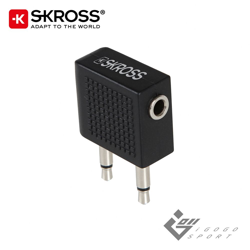 Skross 瑞士 飛機音源耳機轉接頭 3.5mm