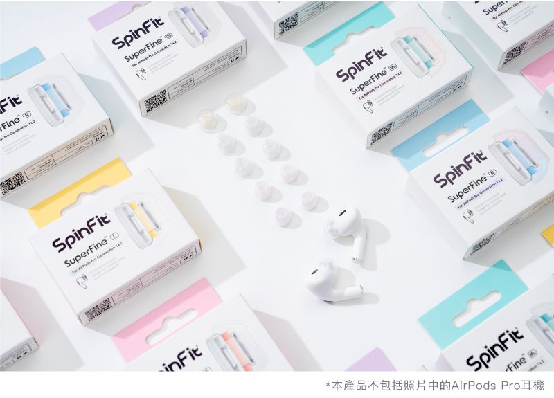 FineFineSpSuperFineinFitSuperFine*本產品不包括照片中的AirPods Pro耳機SuperFine  SpinFitFineSuper