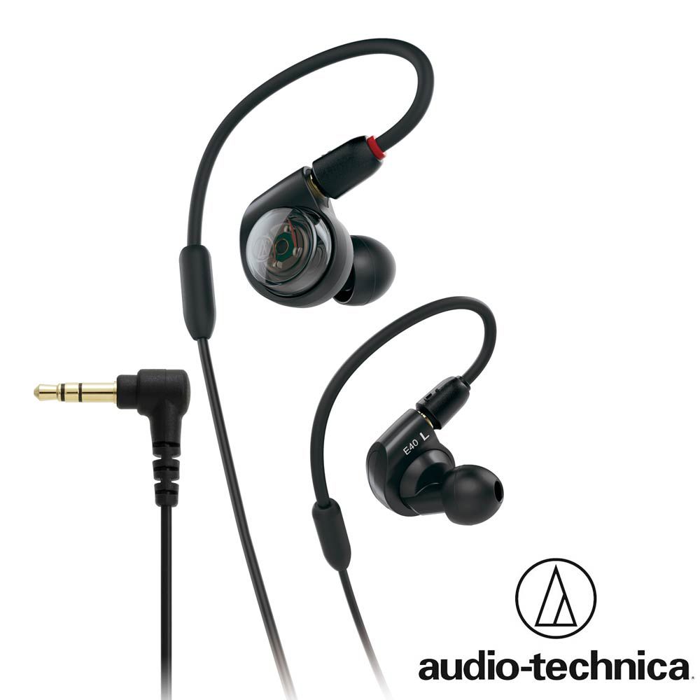 audio-technica 鐵三角  ATH-E40 動圈單體耳塞式監聽耳機