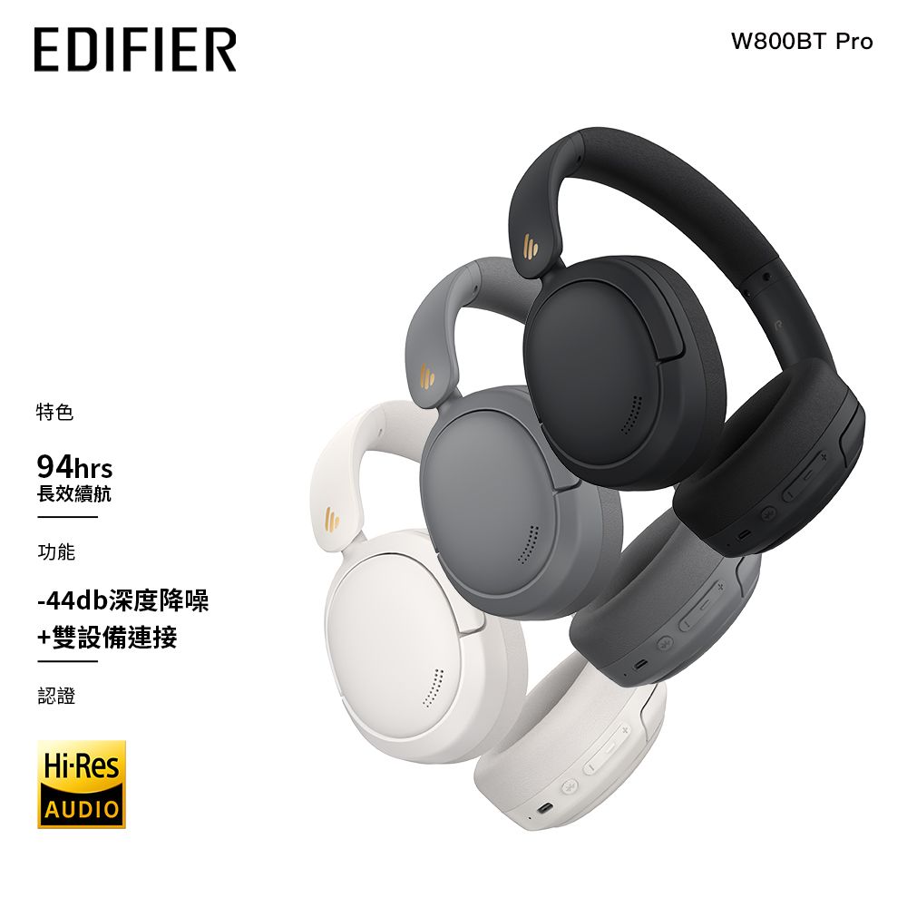 Edifier W800BT Pro 無線降噪耳罩耳機