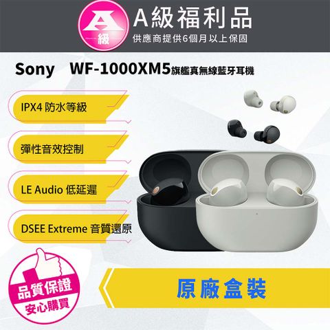 SONY 索尼 WF-1000XM5 旗艦真無線藍牙耳機