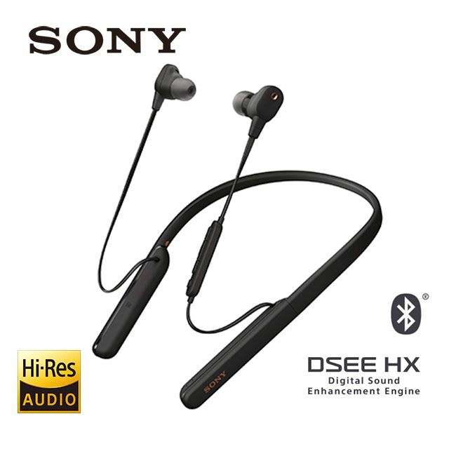 SONY 降噪無線藍牙頸掛式耳機WI-1000XM2 黑色- PChome 24h購物