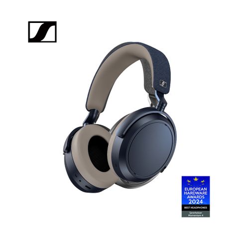 Sennheiser consumer hearing 森海塞爾耳機 Sennheiser Momentum 4 Wireless 主動降噪耳罩式藍牙耳機 (丹寧色) M4AEBT(榮獲2024歐洲硬體大獎最佳耳機獎)