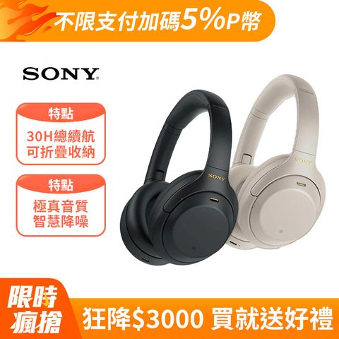 SONY 索尼 WH-1000XM4 無線藍牙降噪 耳罩式耳機