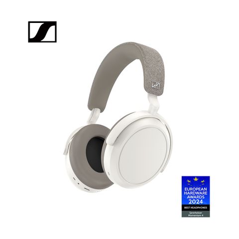 Sennheiser Momentum 4 Wireless 主動降噪耳罩式藍牙耳機 (白色) M4AEBT(榮獲2024歐洲硬體大獎最佳耳機獎)
