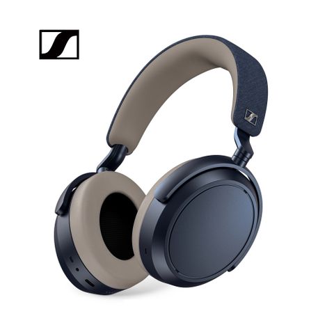 Sennheiser consumer hearing 森海塞爾耳機 Momentum 4 Wireless 主動降噪耳罩式藍牙耳機 (丹寧色) M4AEBT(榮獲2024歐洲硬體大獎最佳耳機獎)