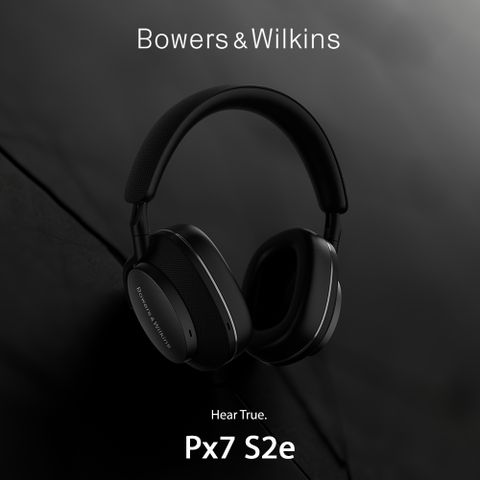 NEW★最接近B&amp;W旗艦款耳機的聲音英國 Bowers &amp; Wilkins 無線藍牙降噪全包覆式耳機 PX7 S2e【啞黑色】