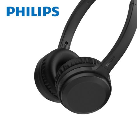 PHILIPS 飛利浦 釹磁鐵單體無線耳罩式耳機-TAH1108BK