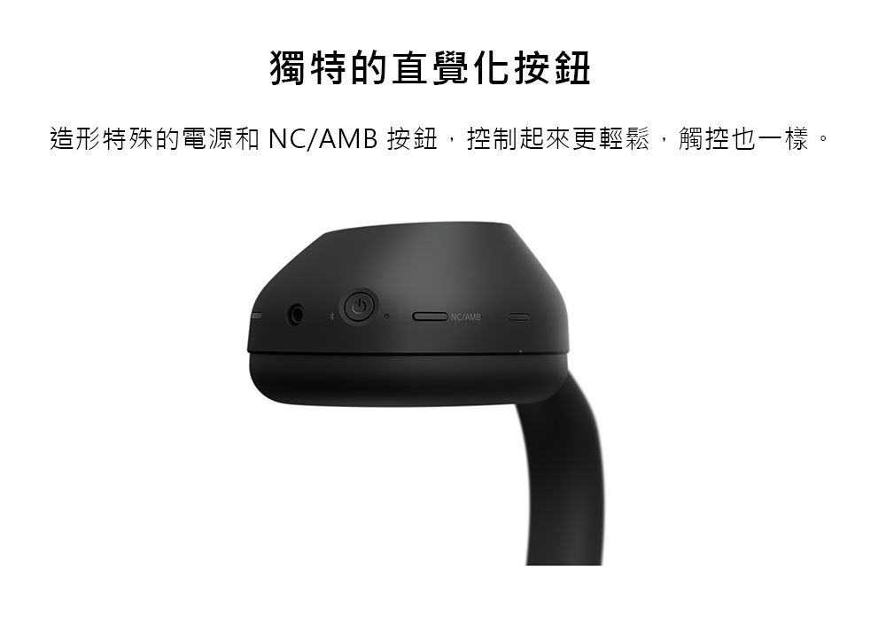 獨特的直覺化按鈕造形特殊的電源和 NC/AMB 按鈕,控制起來更輕鬆,觸控也一樣。NC/AMB