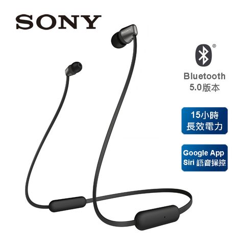 SONY 無線藍牙入耳式耳機 WI-C310 黑