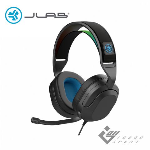 美國銷售第一 JLab 電競耳機JLab Nightfall 有線電競耳機