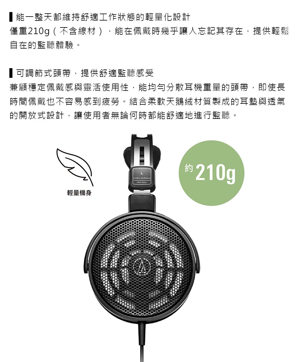 audio-technica鐵三角 ATH-R30x - 詳情6
