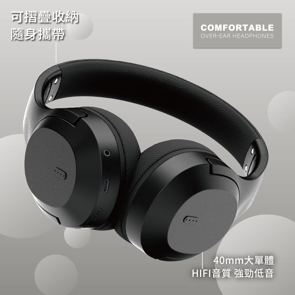 SONGWIN 尚之宇 立體聲頭戴式藍牙耳機(可折疊收納/內建麥克風)
