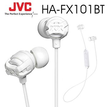 JVC HA-FX101BT 無線藍牙耳機 續航力4.5HR-白色