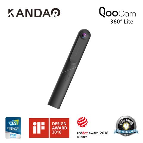 360度4K全景攝影 無需後製拼貼KANDAO 看到科技 QooCam 360° Lite相機
