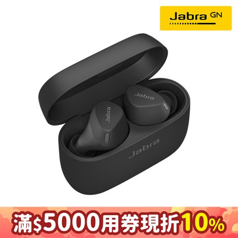 JABRA 捷波朗 Elite 4 Active ANC降噪真無線藍牙耳機-闇黑色