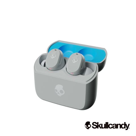 ★APP個人化設訂Skullcandy 骷髏糖 MOD 真無線藍牙耳機-灰藍色(321)