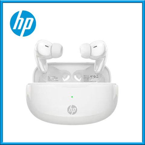 HP惠普原廠高品質HP 惠普 H10I 真無線超續航藍牙耳機 白色 (IPX4防水 通話降噪 輕量設計 輕觸操控)