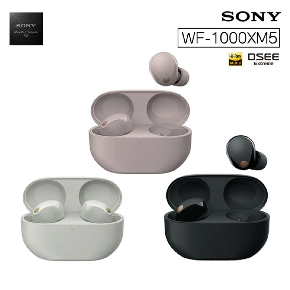 SONY 索尼  WF-1000XM5 主動式降噪真無線藍牙耳機 (公司貨保固12+6個月)