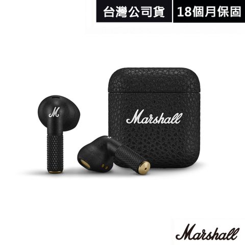 Marshall Minor IV 真無線藍牙耳機-第四代經典黑