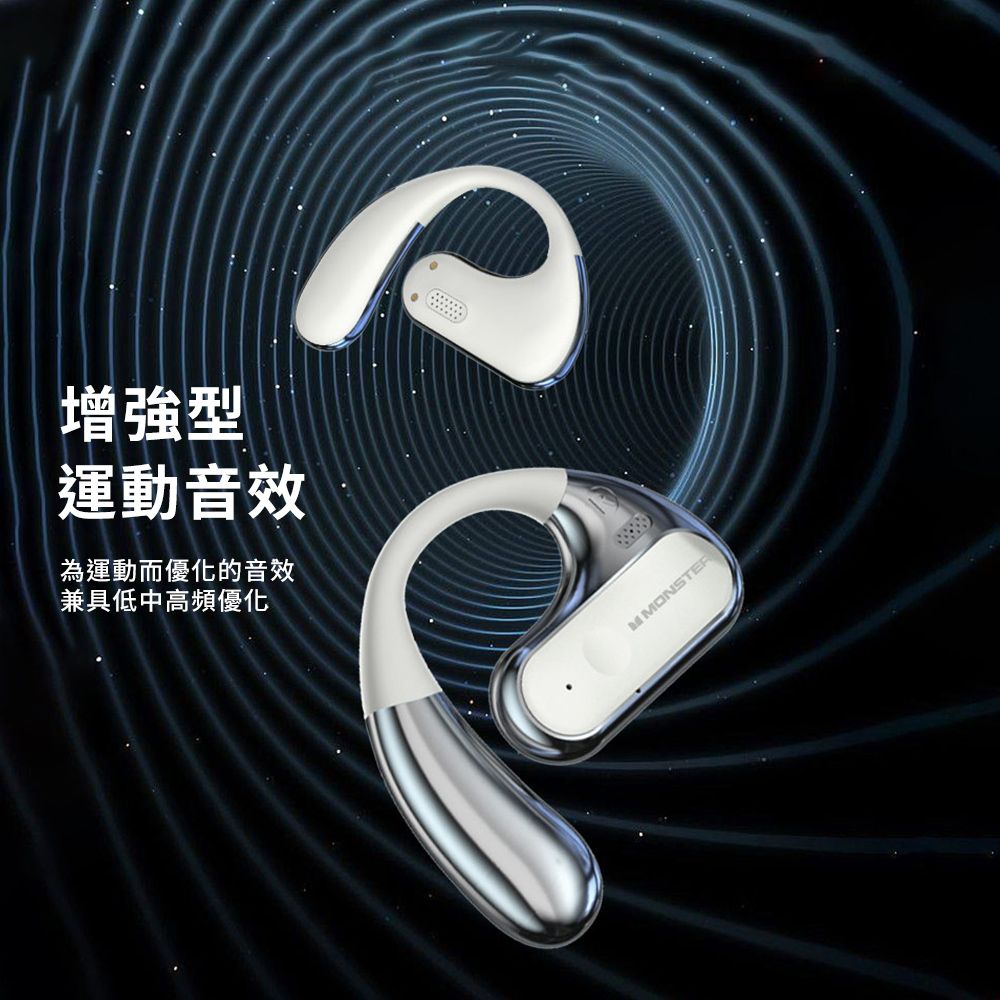 增強型運動音效為運動而優化的音效兼具低中高頻優化 MONSTER