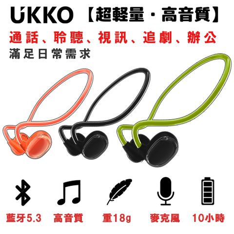 UKKO 全景音氣傳導藍牙耳機