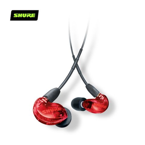 SHURE SE215隔絕噪音 耳道式耳機(限定紅)