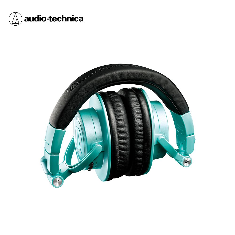 audio-technica 鐵三角  ATH-M50XBT2 IB 無線耳罩式耳機-Tiffany藍