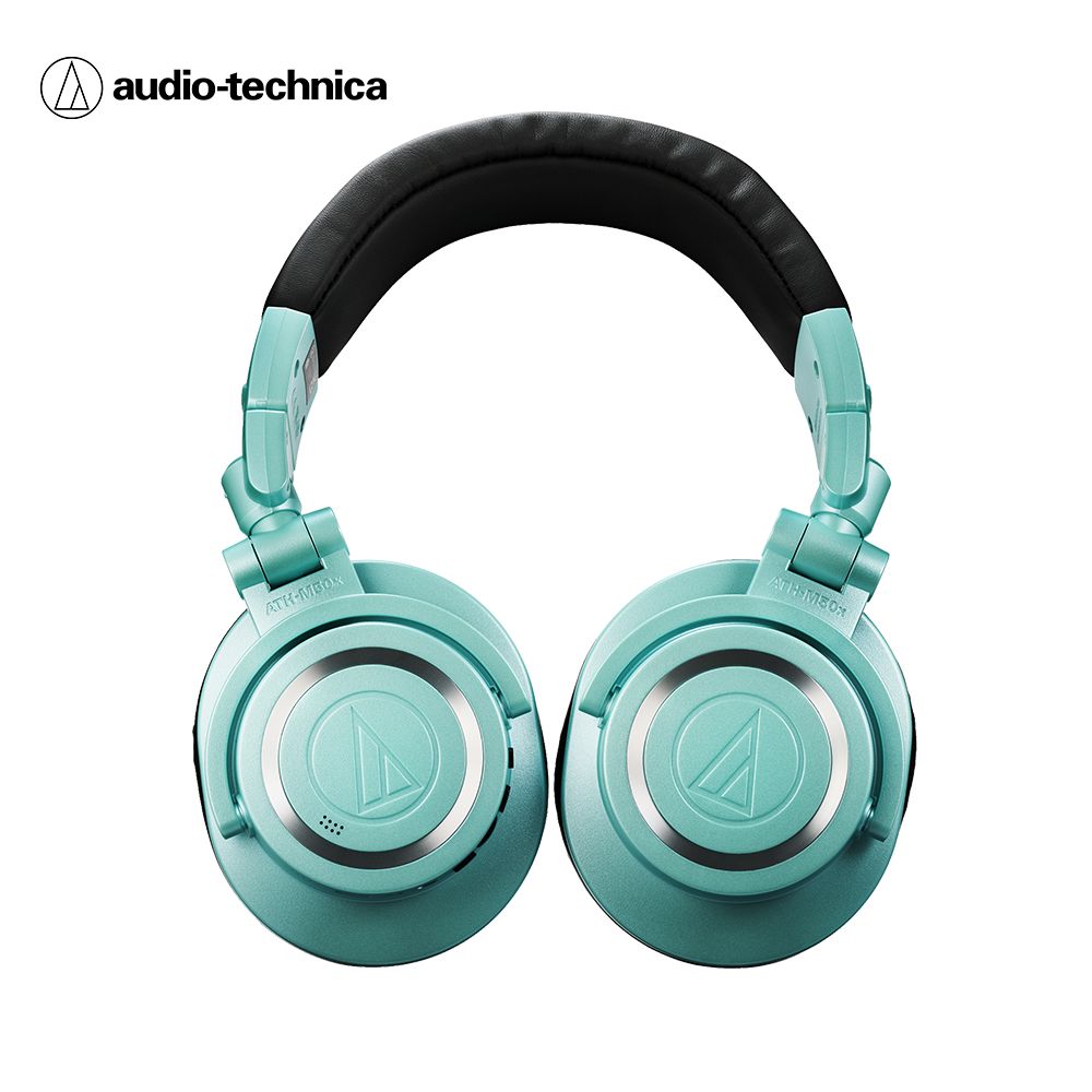 audio-technica 鐵三角  ATH-M50XBT2 IB 無線耳罩式耳機-Tiffany藍