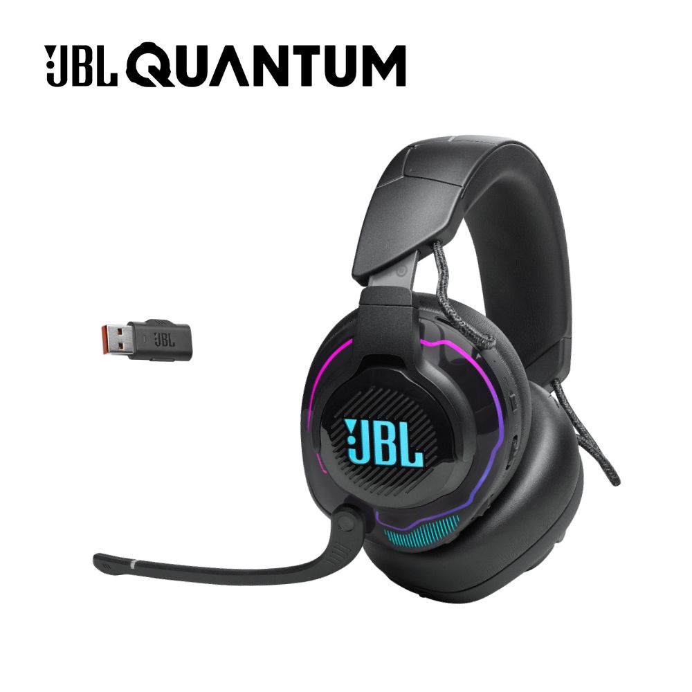 JBL  Quantum 910 RGB頭部追蹤環繞音效無線降噪電競耳機