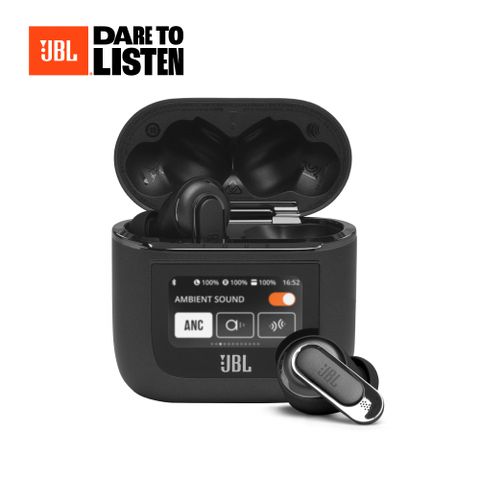 ★首創觸控螢幕耳機盒JBL TOUR PRO 2觸控真無線降噪藍牙耳機