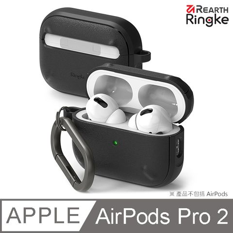 Ringke Apple AirPods Pro 2[Onyx] 防撞緩衝保護套（附登山扣）