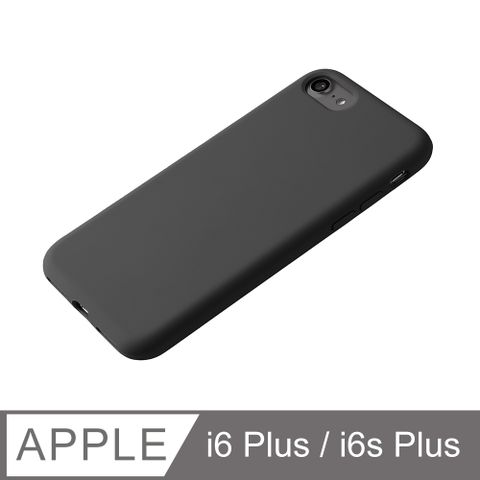 【經典液態殼｜城市系列】iPhone 6/6s Plus 手機殼 i6 Plus/i6s Plus 保護殼 矽膠殼 軟殼 (黑)減震矽膠材質 質感與實用兼具