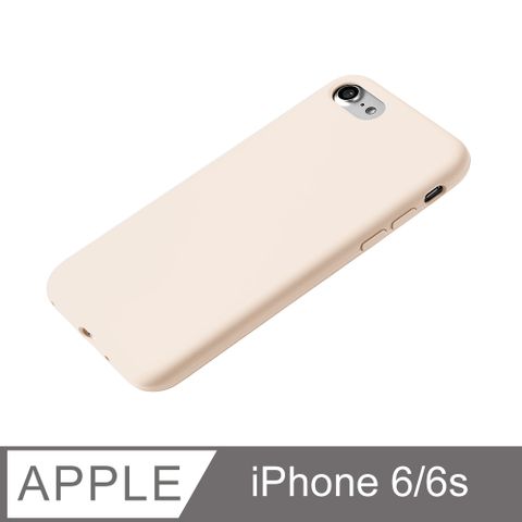 【經典液態殼｜莊園系列】iPhone 6/6s 手機殼 i6/i6s 保護殼 矽膠殼 軟殼 (古董白)減震矽膠材質 質感與實用兼具