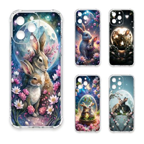 TRON iPhone 17 Pro 月球上的兔子 四角防摔 軟殼 手機殼
