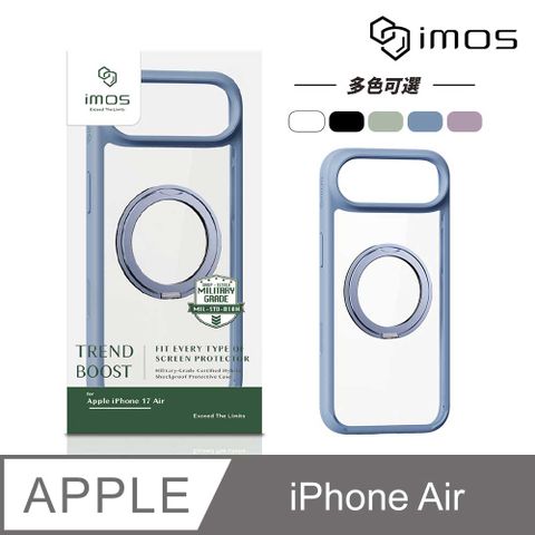 iMOS Apple iPhone Air 6.5吋 M系列 磁吸支架軍規防震保護殼