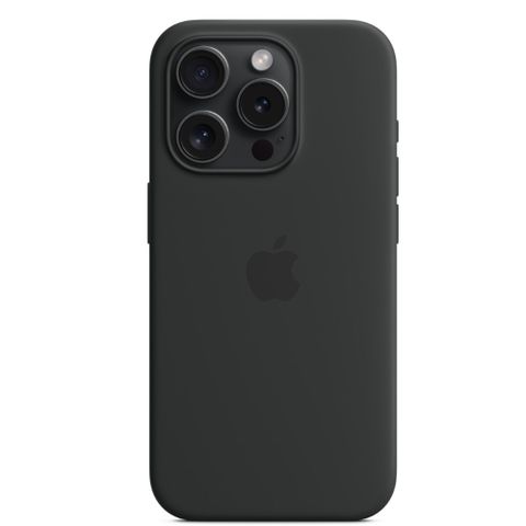 Apple 原廠 iPhone 15 Pro MagSafe 矽膠保護殼【黑】