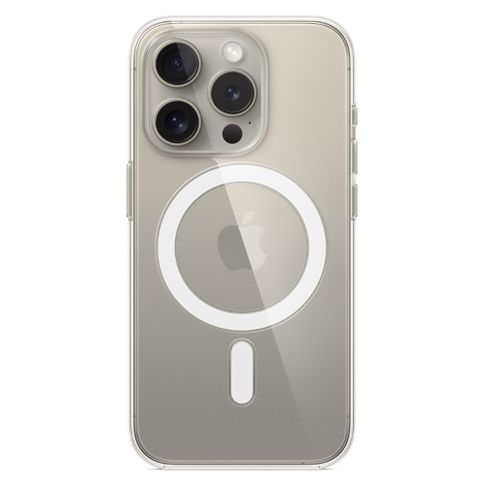 Apple 原廠 iPhone 15 Pro MagSafe 透明保護殼