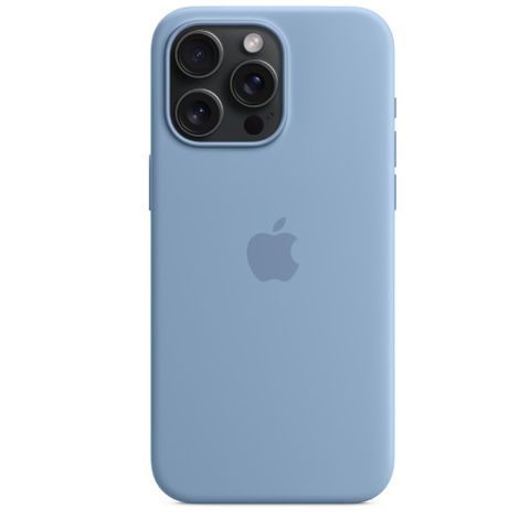 Apple 原廠 iPhone 15 Pro MagSafe 矽膠保護殼 【 冬藍】