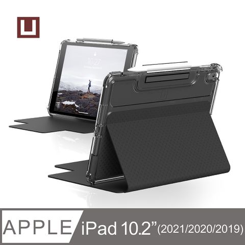 UAG [U] iPad 10.2吋耐衝擊亮透保護殼-黑